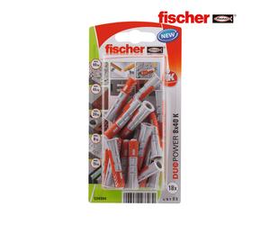 Fischer 534994 tornillo de anclaje y taco 18 pieza(s) juego de enchufe