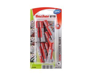 Fischer 534995 tornillo de anclaje y taco 8 pieza(s) juego de enchufes