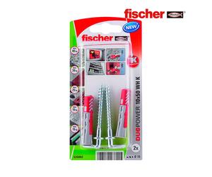 Fischer 535002 tornillo de anclaje y taco 2 pieza(s) juego de enchufes