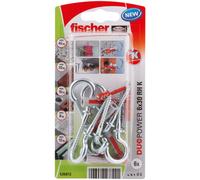 Fischer 535013 Anchor screw and plug 6 pc(s) wall socket and screw set 30 mm