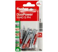 Fischer 535480 Blister Duopower, 8X40, Multicolor