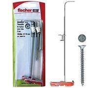 Fischer 540175 Tacos para yeso Duotec 10 S K con tornillo, gris
