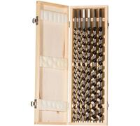 fischer 551426 Broca Bohrer D-WL, tamaños 10-20 mm, vástago hexagonal y punto de centrado, longitud de 460 mm, juego práctico, 6 taladros de barrena, longitud de 10-20 mm-460 mm, gris
