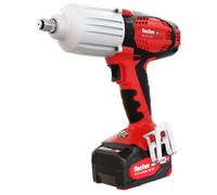 fischer 552927 Atornillador de Impacto 18V 600 con maletín Que Incluye Dos baterías B 4.0Ah, un FSS-BC Cargador además de complementos para Ultracut, Rojo