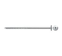 fischer 566348 WTP 10,0 x 280, potente cabeza de placa, alojamiento de estrella interior y rosca parcial, para construcción de madera constructiva, 50 unidades PowerFast II, tornillos para madera,