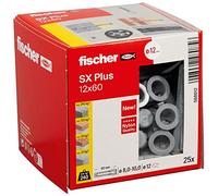 Fischer Tapón de pared 568012 SX Plus Gris