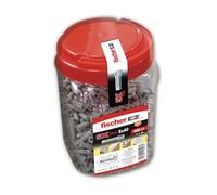 fischer 568706 - Tacos pared para hormigón SX Plus 8x40, para fijar lámparas, cuadros, aires acondicionados (Box 400 Unidades)