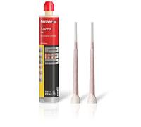Fischer 71778 Taco químico de resina Hybrid, anclaje de inyección bi-componente híbrido para hormigón fessurato y mampostería, Gris