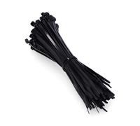 Fischer 87497 presilla brida tipo escalera nylon negro 100 pieza(s)