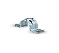 fischer Abrazadera de montaje, Gris, Grapa Doble Bsmd-37