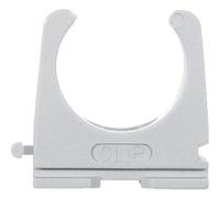 fischer - Abrazaderas Clip Rc Iec25. Abrazadera plastico para fijación de tuberías, manguera, tubo pvc (100 unidades)