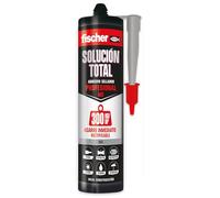 Fischer - Adhesivo Sellador MS Profesional 300kg - Gris 290ml | Silicona Gris Pintable para Juntas, Ventanas y Bañeras | Resistente al Agua y Temperaturas Extremas