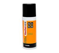 fischer - Aerosol de Silicona Multiusos 400ml | Lubricante Transparente para Superficies Porosas y No Porosas | Antiadherente, Limpiador y Protector | Uso Interior y Exterior