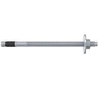 fischer Anclaje de perno con disco grande FAZ II Plus 16/160 gvz, ancla de carga pesada con alta capacidad de carga, pernos de anclaje para fijaciones de estructuras de madera, aprobación sísmica y