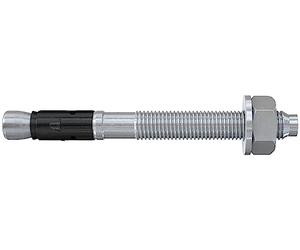 fischer Anclaje de perno FAZ II Plus 16/100 gvz, anclaje de carga pesada con alta capacidad de carga, pernos de anclaje para fijaciones de cargas pesadas y estructuras de acero, aprobación sísmica y