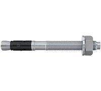 fischer Anclaje de perno FAZ II Plus 8/160 gvz, anclaje de carga pesada con alta capacidad de carga, pernos de anclaje para fijaciones de cargas pesadas y estructuras de acero, aprobación sísmica y