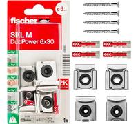 fischer - Blister Portaespejos Skl-M K / (Blister de 4 Uds), 45490