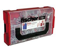 fischer caja de tacos, Rojo Y Gris, 200 uds