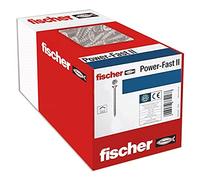 fischer caja de tornillos para madera rosca total, Cincado, 3,5x20