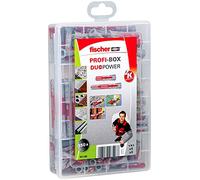 fischer caja surtido de tacos, Rojo Y Gris, Sin tornillo