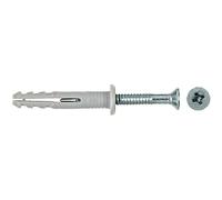 Fischer Juego de taco y tornillo de anclaje 50338 Ø5x30 mm Neutro Caja 100 uds