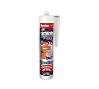 Fischer - cemento express 310ml gris oscuro - relleno de reparación d