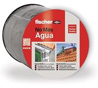 Fischer Cinta de butilio adhesiva – Impermeable, resistente al calor y UV – 1 ud 10x10 Gris