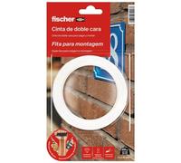 Fischer Cinta de doble cara SCLM 548831 alto rendimiento sin agujeros Blíster 3 m