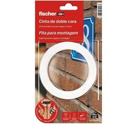 fischer - cinta de doble cara Sclm (blíster de 3 m) para pegar e instalar permanentemente, multifunción, de alto rendimiento, sin agujeros, fácil aplicación, posibilidad desmontaje rápido