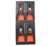 Fischer Darex 810909 - Módulo de almacenamiento (4 pinzas con clip), color negro