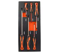 Fischer Darex 810917 módulo de almacenamiento (incluye 6 destornillador, negro