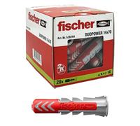 fischer Duo Power 538244, Gris Y Rojo, 14 x 70 (Caja 20 Tacos)