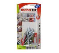 fischer DuoPower 535001 8 x 40 WH con gancho en ángulo