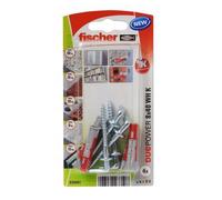 Fischer duopower 535001 8 x 40 wh con gancho en ángulo