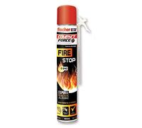 fischer - Espuma poliuretano antiincendios para rellenar, fijar y sellar juntas con cánula, Fire stop bote 750 ml