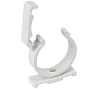 fischer - Grapa Pinza fija cables Sg-50 Gris. Para la colocación de cables y tuberías pvc (25 unidades)