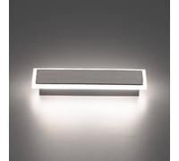 FISCHER & HONSEL Aplique de pared LED Aluro, metal, color níquel, CCT, atenuable