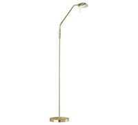 FISCHER & HONSEL Lámpara de pie LED Pool, color latón, altura 160 cm, metal, CCT