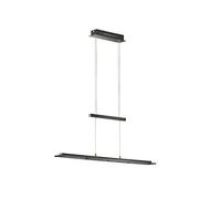 FISCHER & HONSEL Lámpara colgante LED Tenso TW atenuador negro 88cm