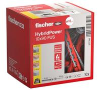 Fischer Tacos HybridPower 10 x 90 FUS, máxima carga, montaje sin herramientas, universal