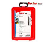 Fischer - juego de brocas acero para metal hss-r din338, 1-10mm (19 un