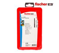 Fischer - juego de brocas acero para metal hss-r din338, 1-13mm (25 un
