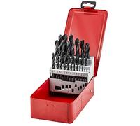 Fischer Juego de brocas de acero HSS-R DIN338 para metal 1-13 mm (25 unidades)