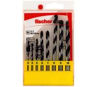 Fischer Juego de brocas de percusión E Ø3/4/5/6/7/8/9/10 mm para hormigón y piedra (8 unidades)