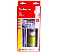 Fischer - Kit de sellado FIS HT II con accesorios - 1 cartucho de sellado 300 ml, 2 boquillas, 6 varillas roscadas M10x160, 6 tuercas, 6 arandelas, 6 tamices 16x130