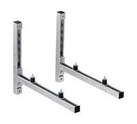 fischer - Kit Soporte Aire Acondicionado Exterior e Interior, con Silenciador de Ruido. Sirve para Colgar Aire Acondicionado Split con Escuadras Metalicas de Manera Fácil y Rápida. 553738 KSU S 600.