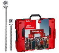 Fischer Surtido de tornillos Power-Fast II L-Boxx 102 – 1811 piezas, 11 dimensiones, incluye ProfiBit