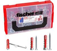 fischer - Maletín de Tacos y Tornillos DUOPOWER y DUOTEC | Kit Profesional | Fijación en Hormigón, Ladrillo y PLADUR® | Uso Profesional y Bricolaje | 200 uds