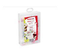 FISCHER Maletín Profi-Box de surtido de tacos Duopower Modelo DuoLine con tornillos surtido: 30 x Tacos DuoPower 6 x 30 + 15 x Tacos DuoPower 8 x 40 + 4 x Tacos DuoTec + 10 x Tacos DuoBlade + 32 x Tor