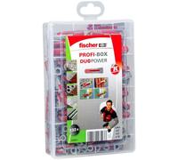 fischer Maletín Tacos DUOPOWER 6x30 mm para pared, lámparas, aire acondicionado – 100 uds